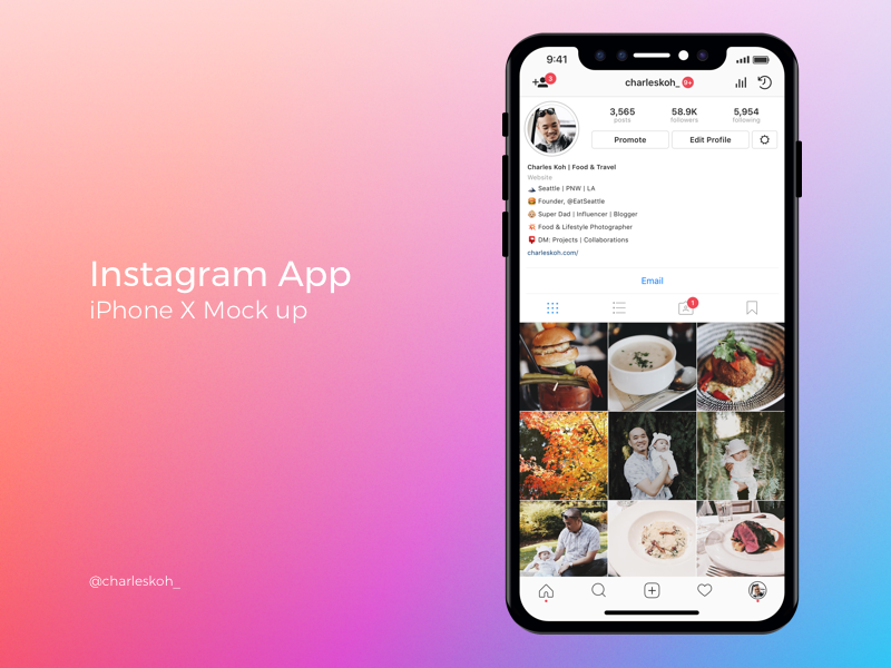 the instagram app is displayed on an iphone's screen, with multiple